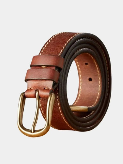 Vintage Thick Leather Belt